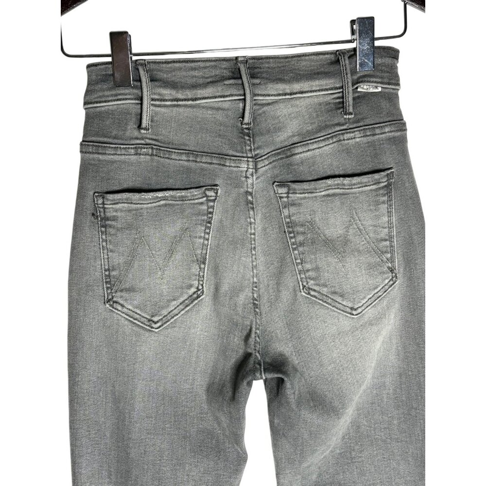 Mother The Hustler Ankle Barely There Washed Black Grey-sz 24 - Picture 12 of 14